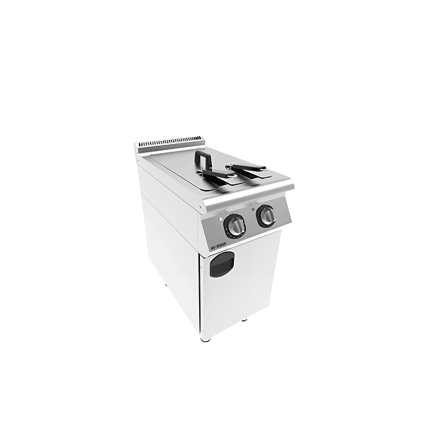 friteuza electrica 12 litri cu suport inchis inox profesional horeca 12 kw