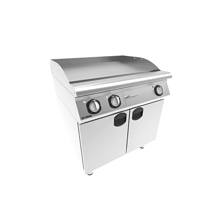 fry top dublu neted electric suport inchis inox profesional horeca 9 kw