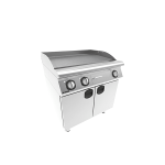 fry top dublu striat electric suport inchis inox profesional horeca 9 kw