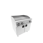 fry top mixt electric placa neteda striata suport inchis inox profesional horeca 9 kw