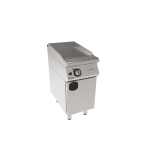 fry top simplu striat gaz cu suport inchis placa striata inox profesional horeca 6 kw