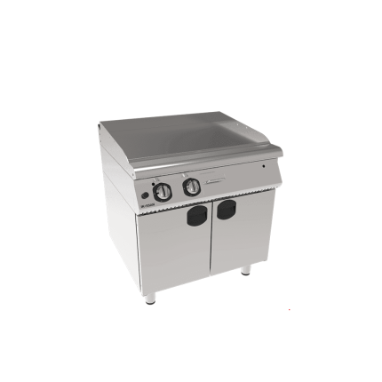 fry top dublu neted linia 700 gaz suport inchis inox profesional horeca