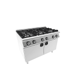 Masina de gatit cu 6 ochiuri si suport inchis 120x73x85 echipament horeca