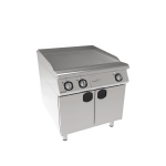 fry top dublu striat electric cu suport inchis placa striata inox profesional horeca 12 kw
