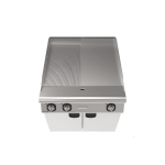 Fry-top mixt striat electric, cu suport închis Inoksan - Image 3