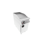 fry top simplu striat gaz cu suport inchis placa striata inox profesional horeca 7 kw