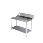 masa iesire vesela 1000 mm din inox pentru mașina de spalat vase tip capota
