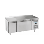 Masa refrigerata cu 4 usi si rebord inox -profesionala horeca