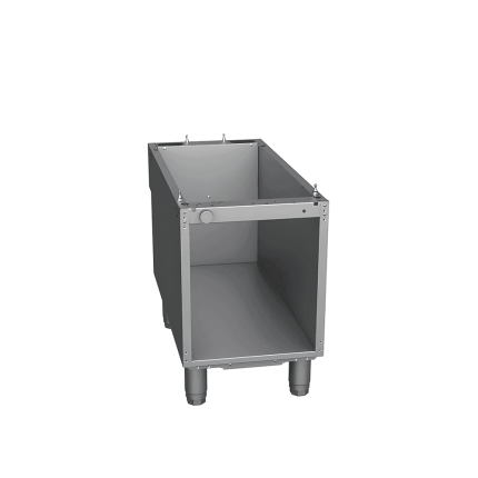 suport dulap deschis inox 400 mm linia 900 horeca
