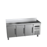 masa refrigerare 3 usi cu rebord inox fagor profesionala horeca