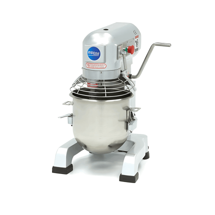 mixer planetar 20 litri cu bol din inox si 3 viteze, echipament profesional patiserie horeca