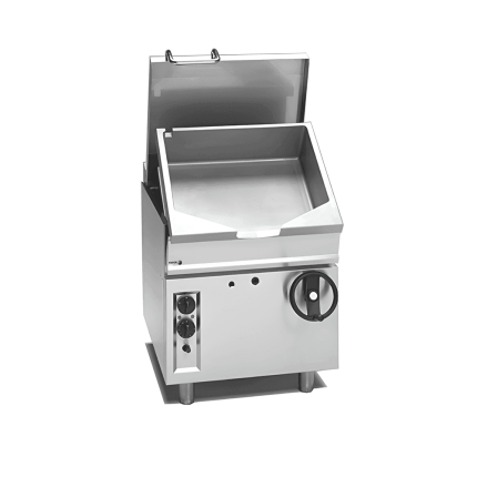 tigaie basculanta profesionala gaz manuala 60 litri cuva inox horeca