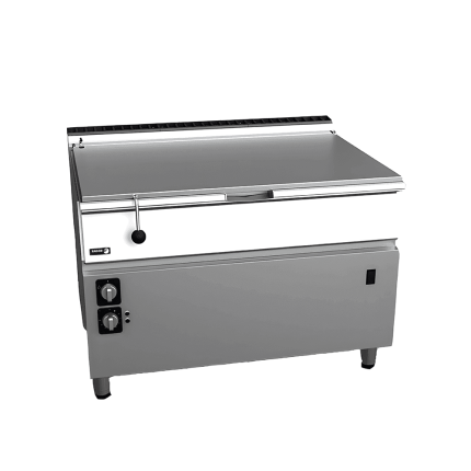 tigaie basculanta profesionala gaz motorizata 120 litri cuva inox horeca