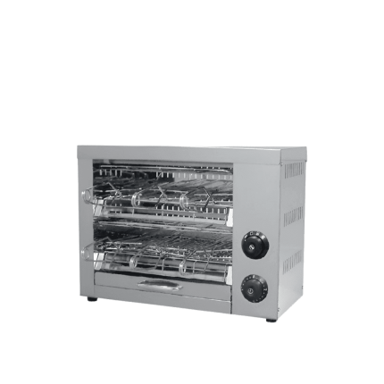 toaster profesional 6 clesti din inox pentru horeca