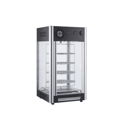 vitrina calda verticala pentru prezentare produse horeca 108l