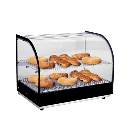vitrina calda 2 nivele de banc pentru patiserie si cofetarie, vitrina horeca
