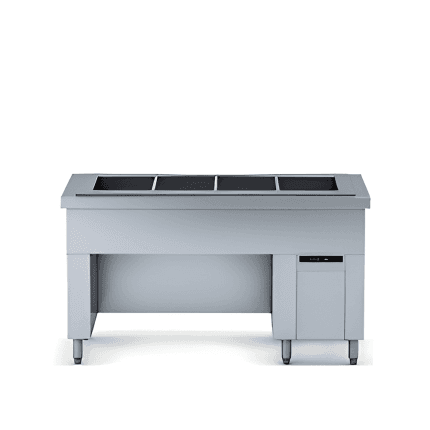 modul autoservire cald bain marie sbm-sr-5 pentru 5 tavi gn 1-1 inox