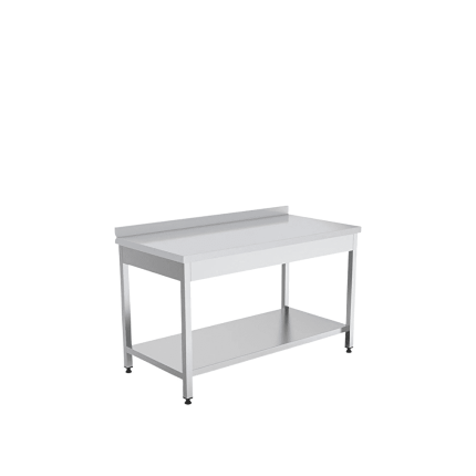 masa de lucru inox 1400x700 profesionala pentru bucatarie horeca