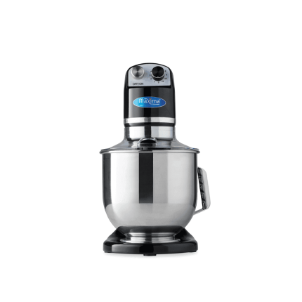 Mixer planetar negru cu capacitate de 7 litri Maxima pentru bucatarii HoReCa