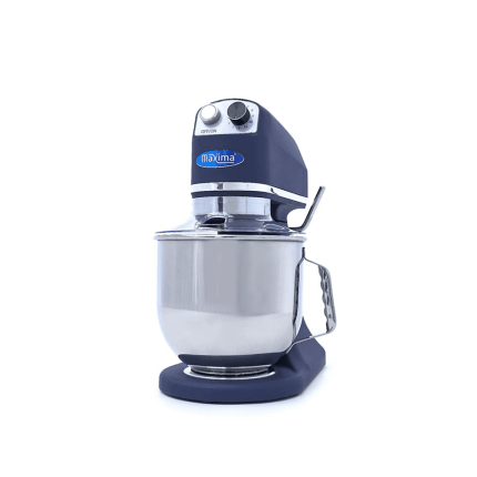 Mixer planetar albastru otel mat cu capacitate de 7 litri Maxima pentru HoReCa