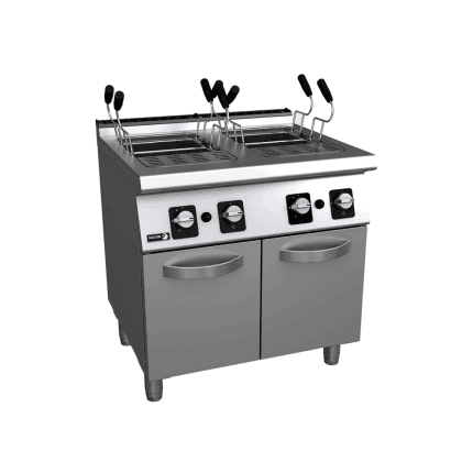 masina pentru fiert paste 2 cuve gaz seria 700 vedere semi profil