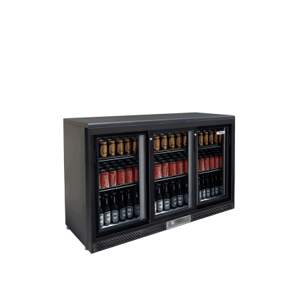 vitrina bar 3 usi culisante 320 litri