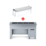element neutru bain marie self service cu iluminare