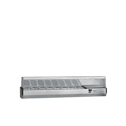 vitrina ingrediente 8 gn 1/4 capac sticla