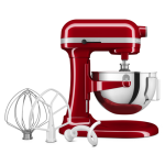 Mixer 5,2 litri Heavy duty rosu, KITCHENAID - 5KSM55SXXEER