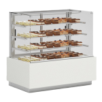 Vitrina calda cofetarie patiserie 3 polite Lumina